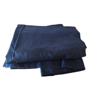 Target Brand Dark Blue Tab-top Panel Curtains